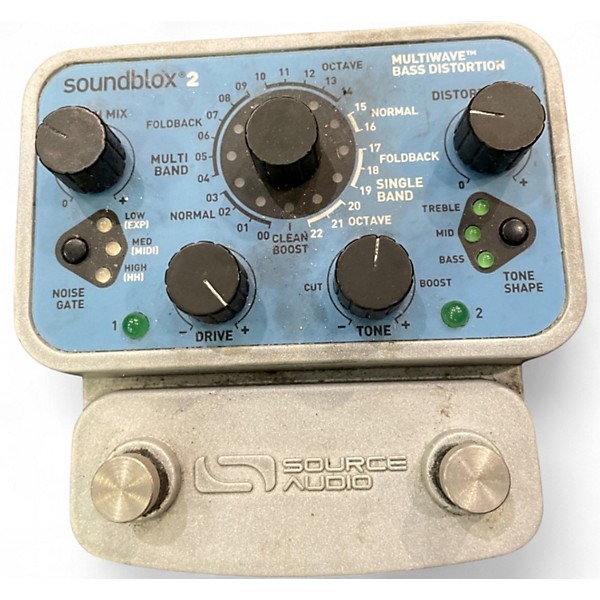 Used Source Audio Soundblox 2 Multiwave Bass Distortion Effect Processor