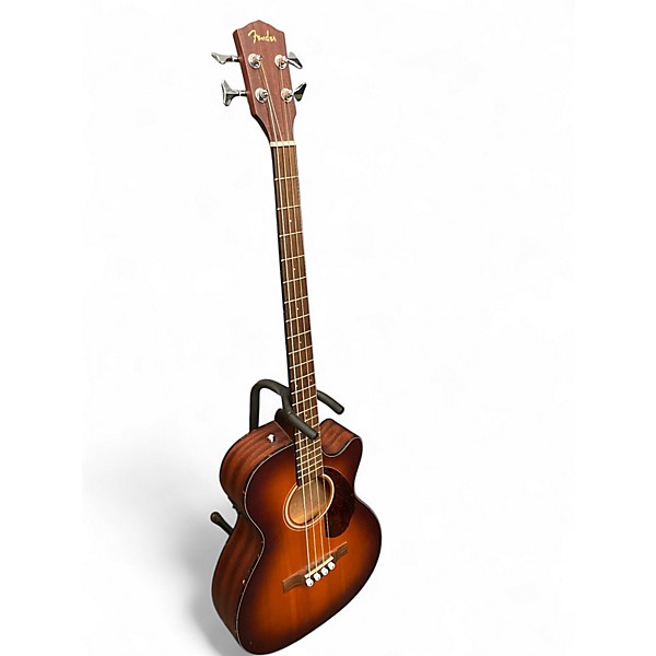 Used Fender CB60SCE AGED COGNAC BURST Acoustic Bass Guitar