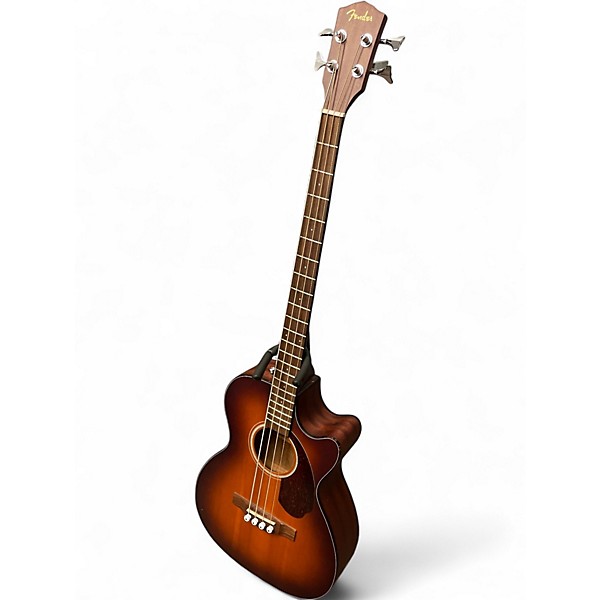 Used Fender CB60SCE AGED COGNAC BURST Acoustic Bass Guitar