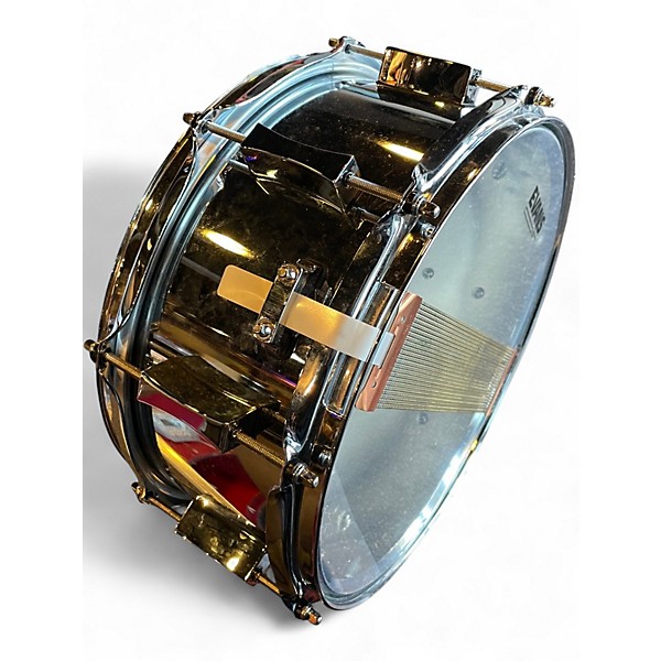 Used Pork Pie 7X13 Little Squealer Snare Chrome Silver Drum