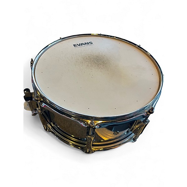 Used Pork Pie 7X13 Little Squealer Snare Chrome Silver Drum