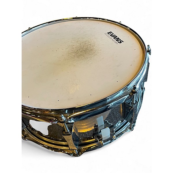 Used Pork Pie 7X13 Little Squealer Snare Chrome Silver Drum