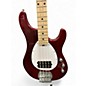 Used Sterling by Music Man Sub 4  Red Metallic Electric Bass Guitar