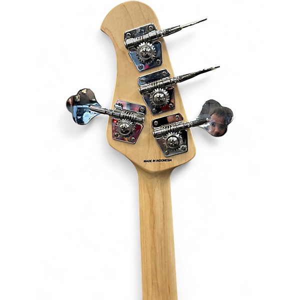 Used Sterling by Music Man Sub 4  Red Metallic Electric Bass Guitar