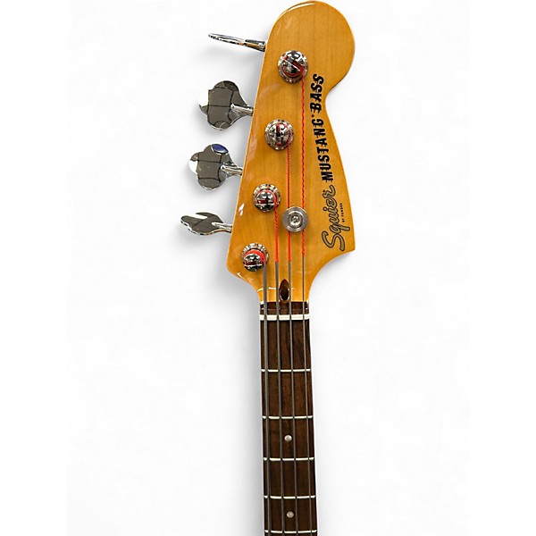 Used Squier Vintage Modified Mustang Bass Seafoam Green Electric Bass Guitar