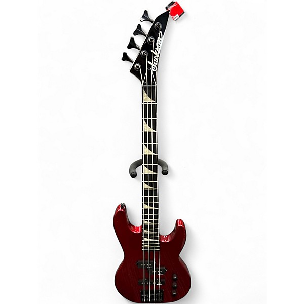 Used Jackson JS1X Minion Candy Apple Red Metallic Electric Bass Guitar