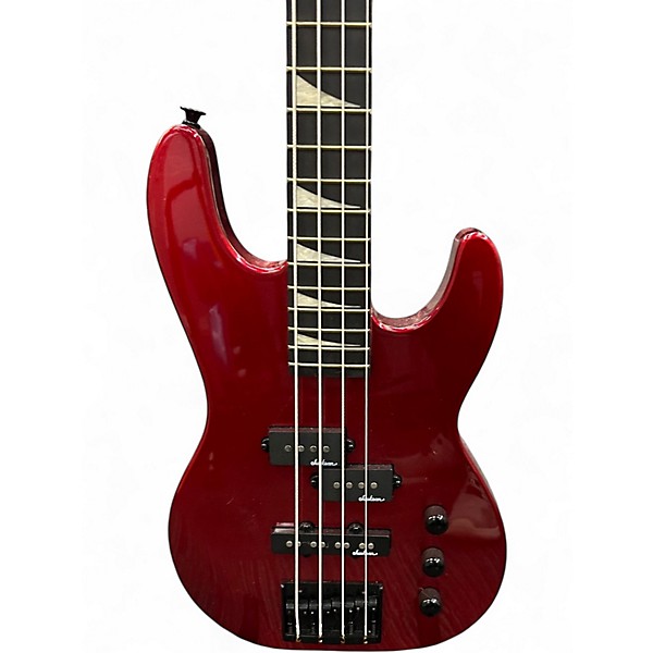 Used Jackson JS1X Minion Candy Apple Red Metallic Electric Bass Guitar