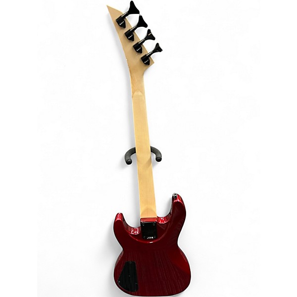 Used Jackson JS1X Minion Candy Apple Red Metallic Electric Bass Guitar