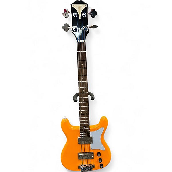 Used Epiphone embassy Capri Orange Electric Bass Guitar
