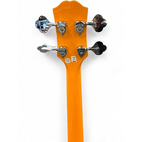 Used Epiphone embassy Capri Orange Electric Bass Guitar