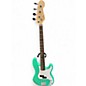 Used Squier debut precision matte seafoam green Electric Bass Guitar thumbnail