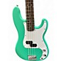 Used Squier debut precision matte seafoam green Electric Bass Guitar