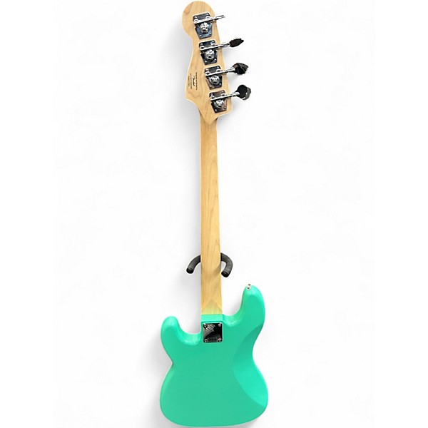 Used Squier debut precision matte seafoam green Electric Bass Guitar