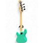 Used Squier debut precision matte seafoam green Electric Bass Guitar