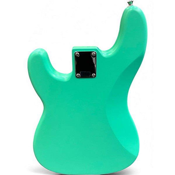 Used Squier debut precision matte seafoam green Electric Bass Guitar