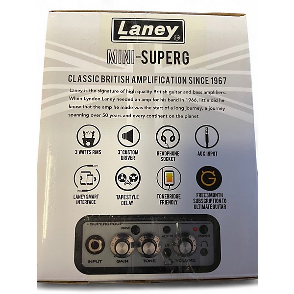 Used Laney MINI-SUPERG Battery Powered Amp