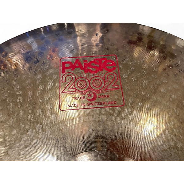 Used Paiste 22in 2002 Ride Cymbal