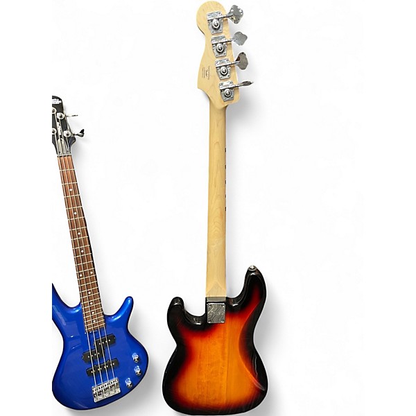 Used Squier Affinity Precision Bass Sunburst Electric Bass Guitar