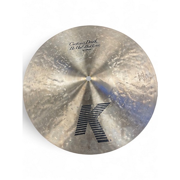 Used Zildjian 14in K Custom Dark Hi Hat Bottom Cymbal