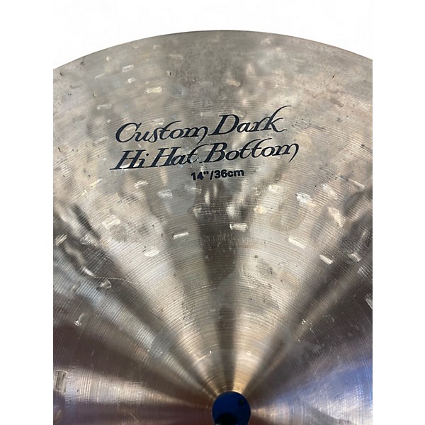 Used Zildjian 14in K Custom Dark Hi Hat Bottom Cymbal