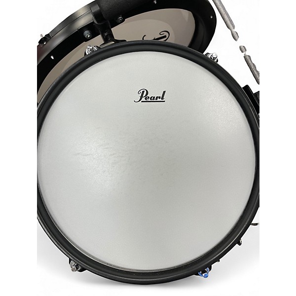 Used Pearl 2 Piece Rhythm Traveler Compact black Drum Kit
