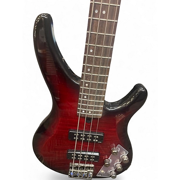 Used Yamaha trbx604fm trans maroon Electric Bass Guitar