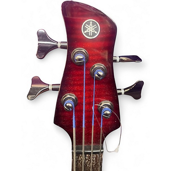 Used Yamaha trbx604fm trans maroon Electric Bass Guitar