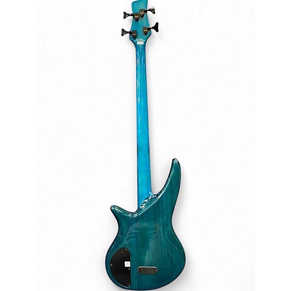 Used Jackson x series spectra amber blue burst Electric Bass Guitar