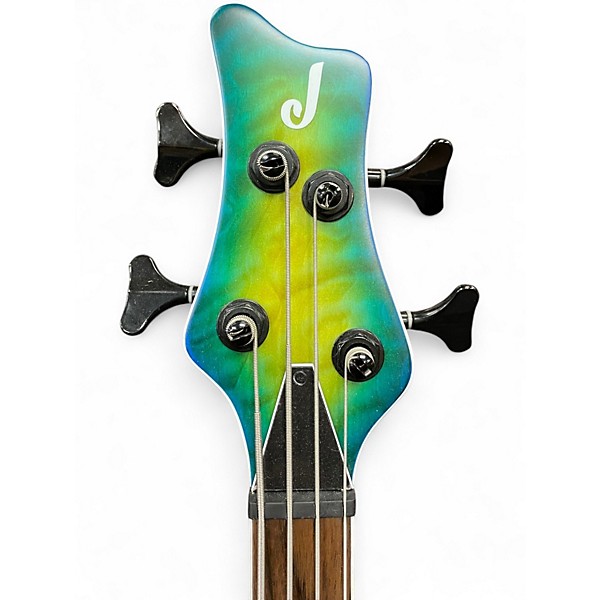 Used Jackson x series spectra amber blue burst Electric Bass Guitar