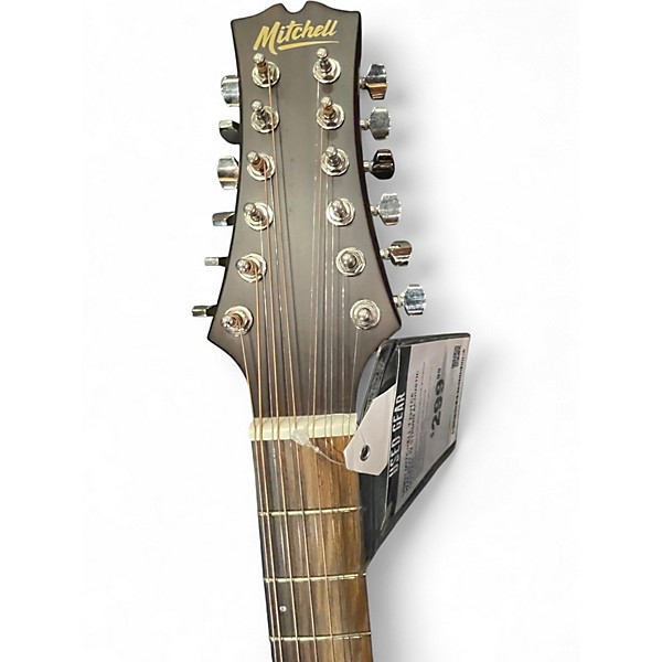 Used Mitchell T331TCE Walnut 12 String Acoustic Guitar