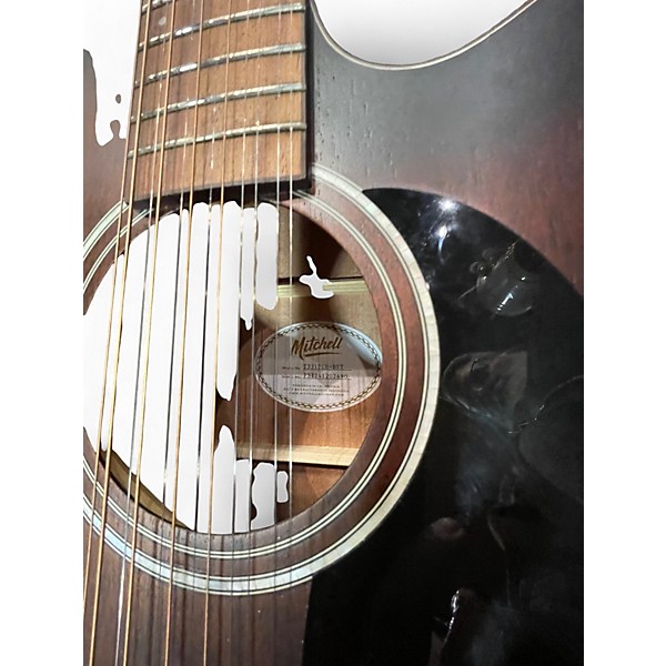 Used Mitchell T331TCE Walnut 12 String Acoustic Guitar