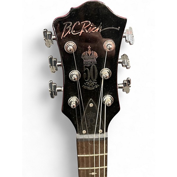 Used B.C. Rich MOCKINGBIRD LEGACY ST LEFT HANDED Purple Hollow Body Electric Guitar