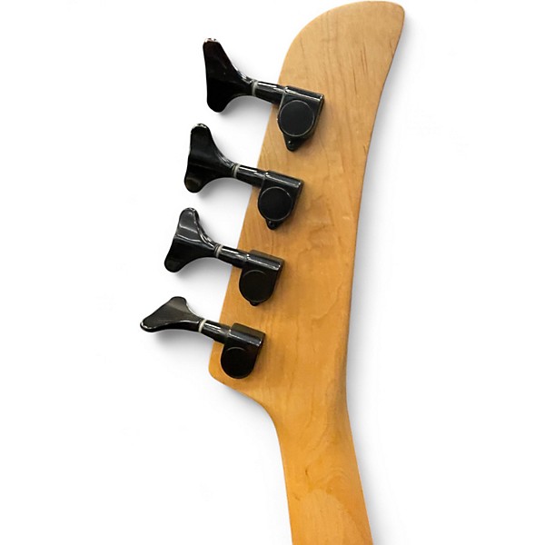 Used Gaskell EXPLORER BASS LEFT HANDED Natural Electric Bass Guitar