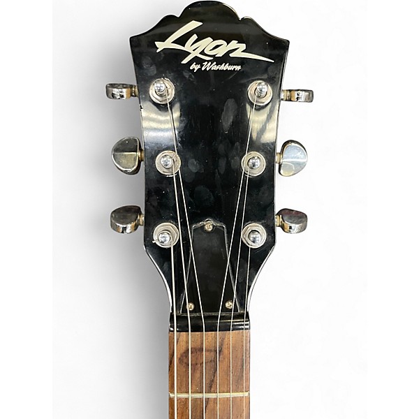 Used Lyon By Washburn FX Axe Red Solid Body Electric Guitar