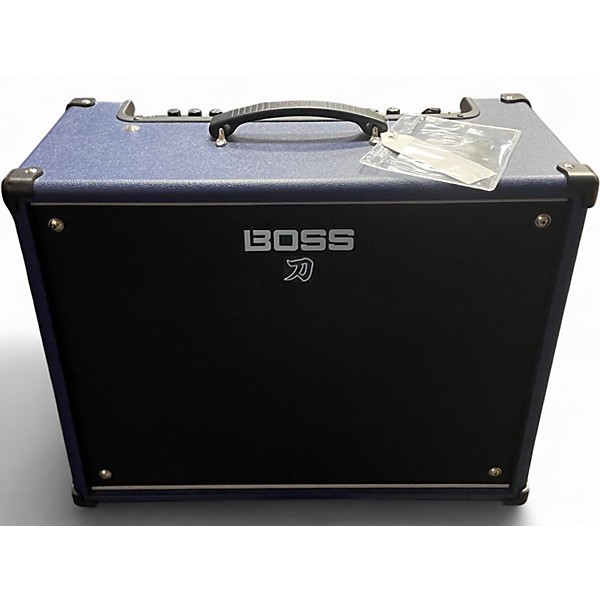 Used BOSS Katana 100 100W 1X12 Blue With Bluetooth Adapter Guitar Combo Amp