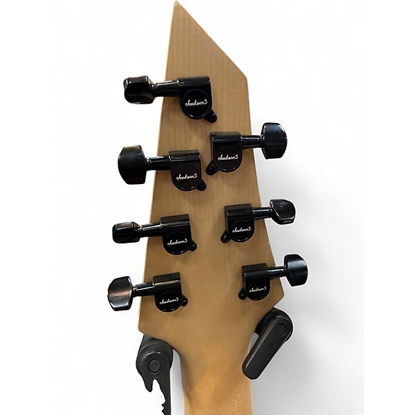 Used Jackson JS22-7 Dinky 7 String Black Solid Body Electric Guitar