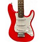 Used Squier Mini Stratocaster Red Solid Body Electric Guitar
