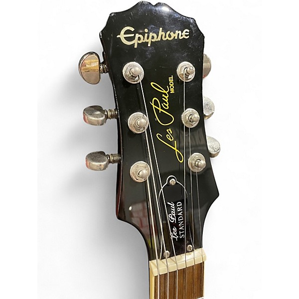 Used Epiphone Les Paul Standard Black Solid Body Electric Guitar