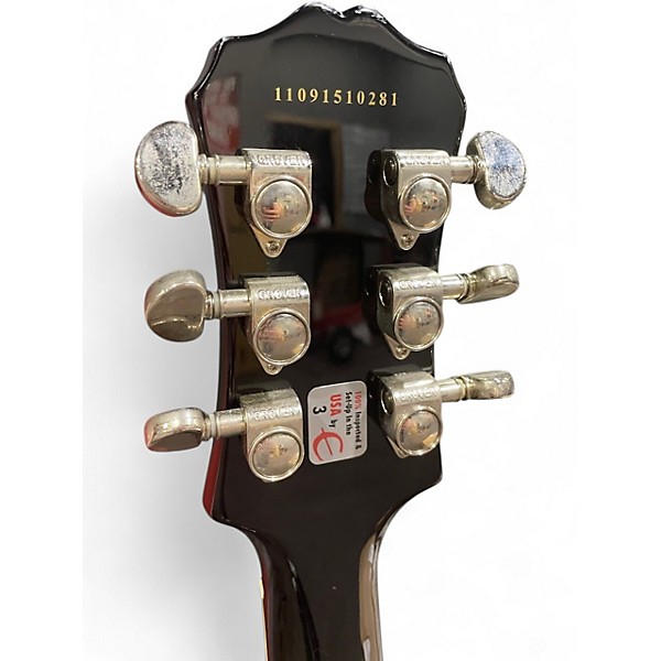 Used Epiphone Les Paul Standard Black Solid Body Electric Guitar