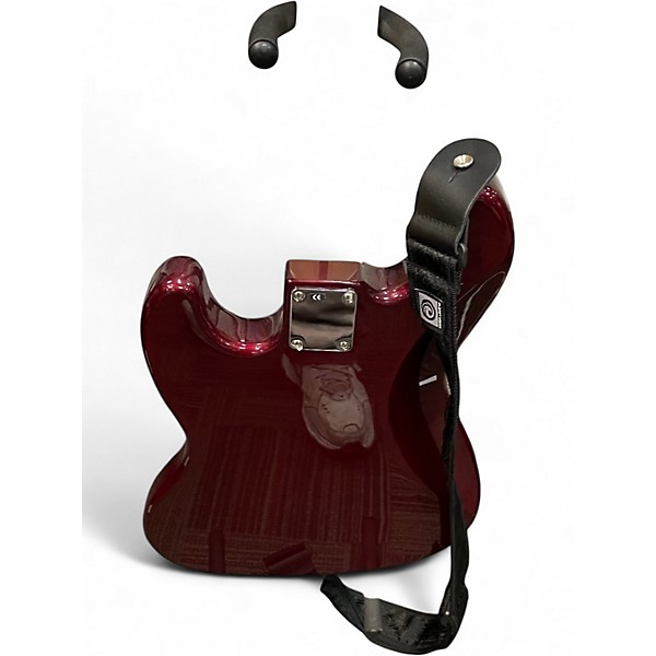 Used Fender Standard Jazz Bass Wine Red Electric Bass Guitar