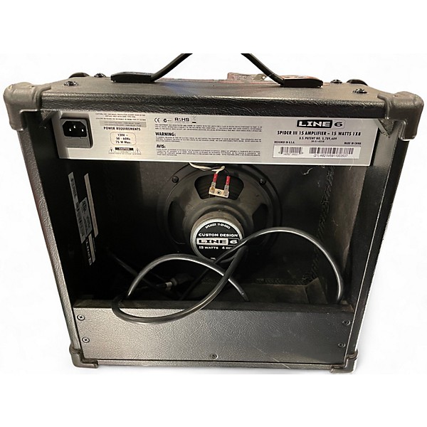 Used Line 6 Spider III 15 1X8 15W Guitar Combo Amp