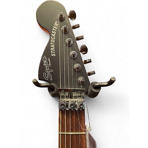 Used Squier Contemporary Stratocaster HH MATTE BLACK Solid Body Electric Guitar