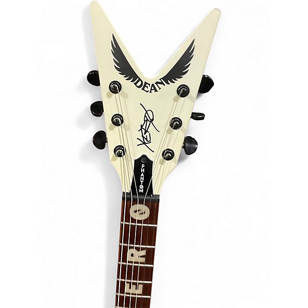 Used Dean ML X XERO WHITE Solid Body Electric Guitar
