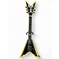 Used Dean Dime Razorback V Black and Yellow Solid Body Electric Guitar thumbnail
