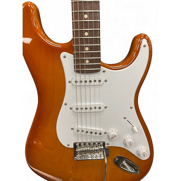 Used Fender American Performer Stratocaster SSS Honey Burst Solid Body Electric Guitar