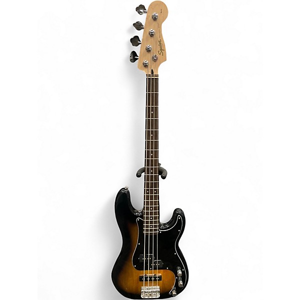 Used Squier Precision Bass 2 Tone Sunburst Electric Bass Guitar