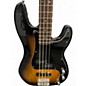 Used Squier Precision Bass 2 Tone Sunburst Electric Bass Guitar