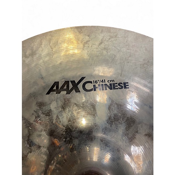 Used SABIAN 16in AAX CHINESE 16" CHINA CRASH Cymbal