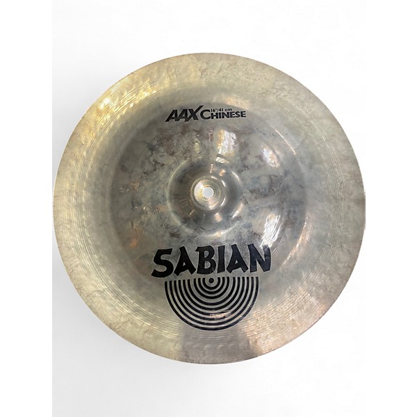 Used SABIAN 16in AAX CHINESE 16" CHINA CRASH Cymbal