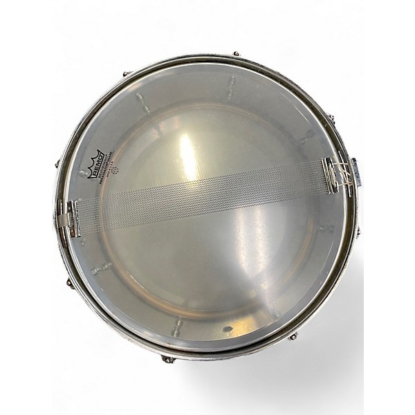 Used Pearl 14in STEEL SHELL SNARE CHROME Drum